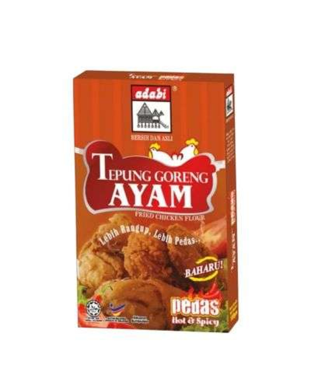 ADABI TEPUNG GORENG AYAM 100G PEDAS