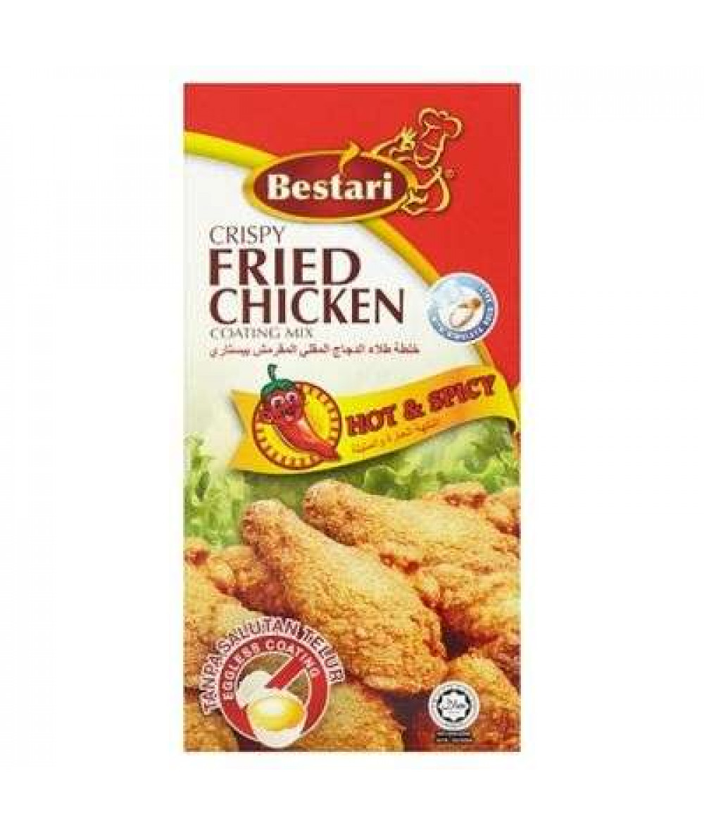 BESTARI FRIED CHICKEN COATING 150G HOT & SPICY