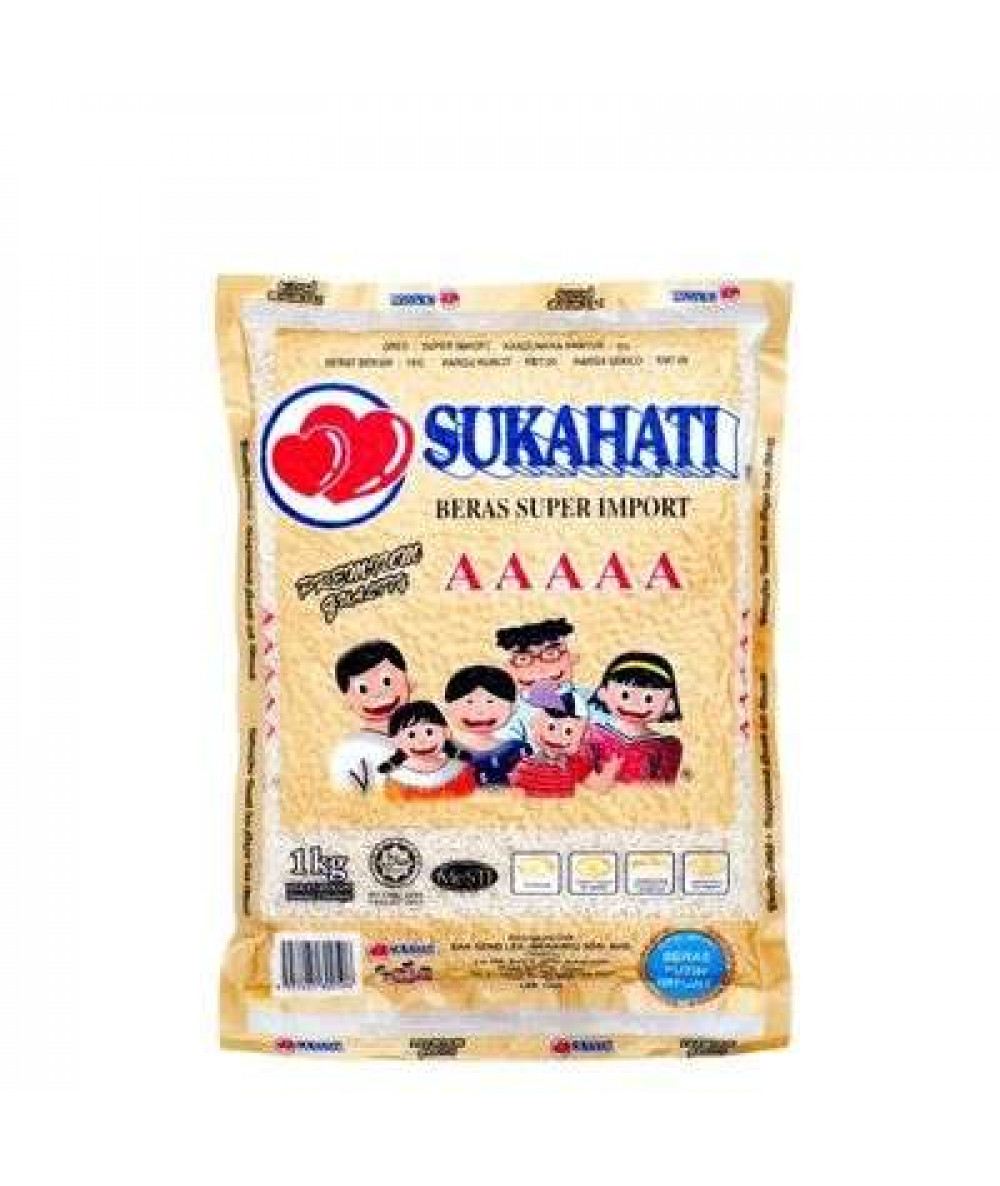 SUKAHATI BERAS SUPER IMPORT AAAAA 5KG