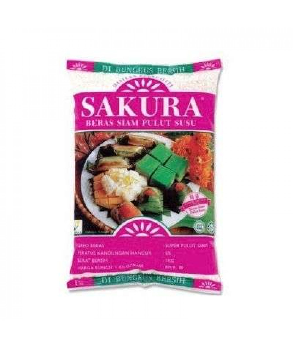 SAKURA BERAS SIAM PULUT SUSU 1KG