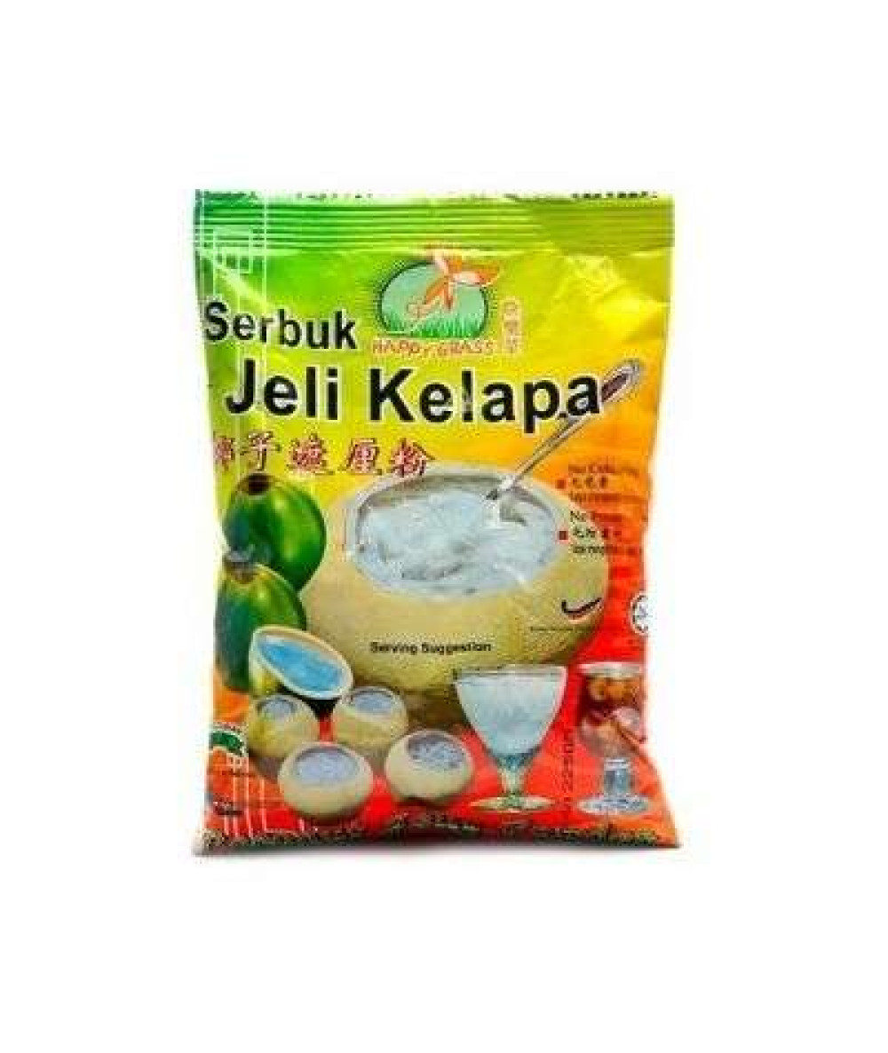 HAPPY GRASS JELLY POWDER 225G COCONUT