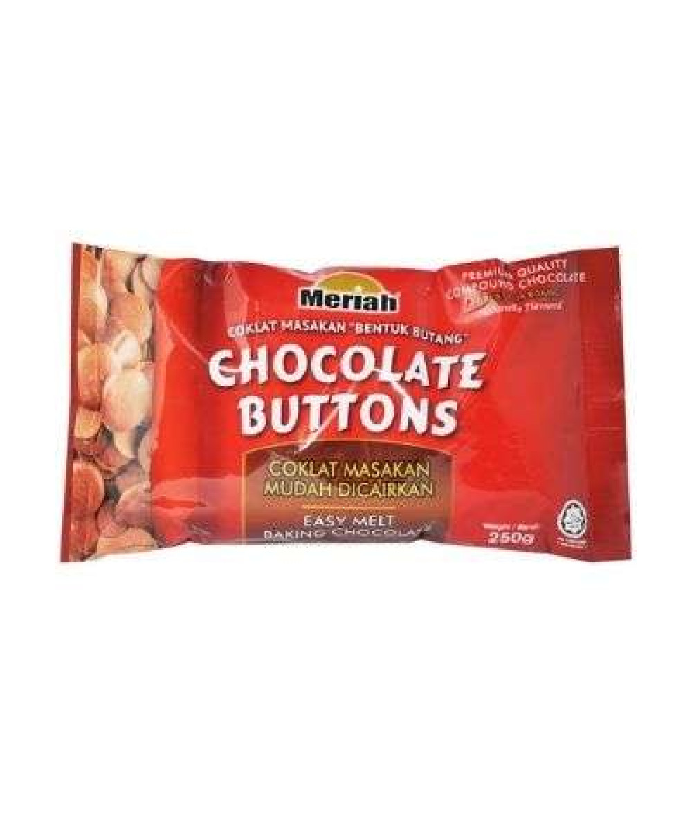 MERIAH EASY MELT CHOC BUTTONS 250G