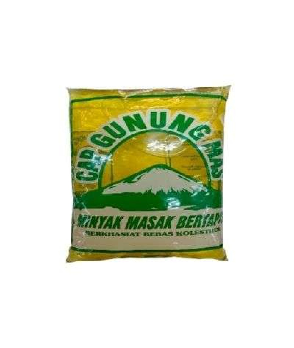 CAP GUNUNG MAS COOKING OIL 1KG (BAG)