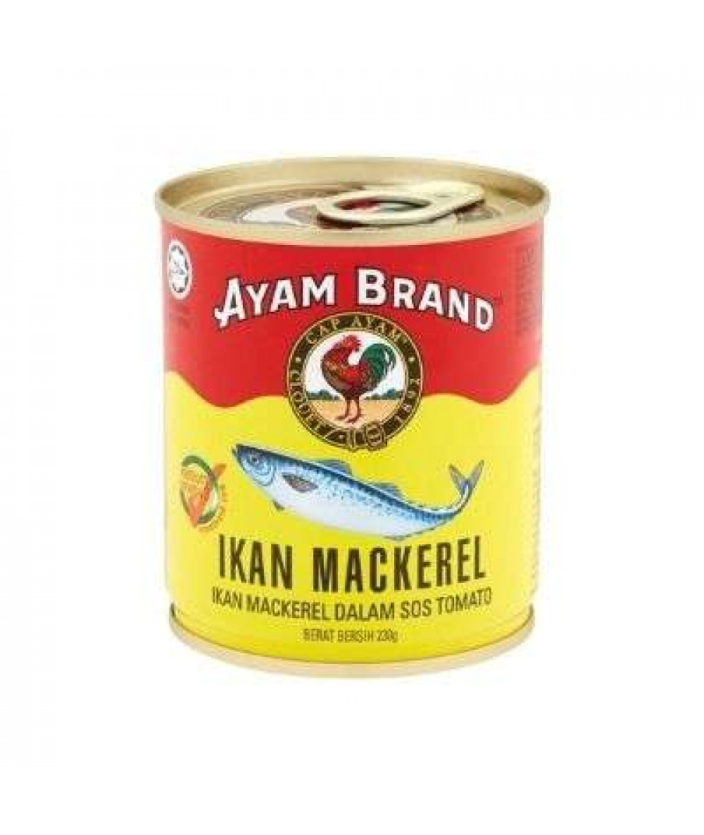 AYAM BRAND MACKEREL 230G IN TOMATO SAUCE