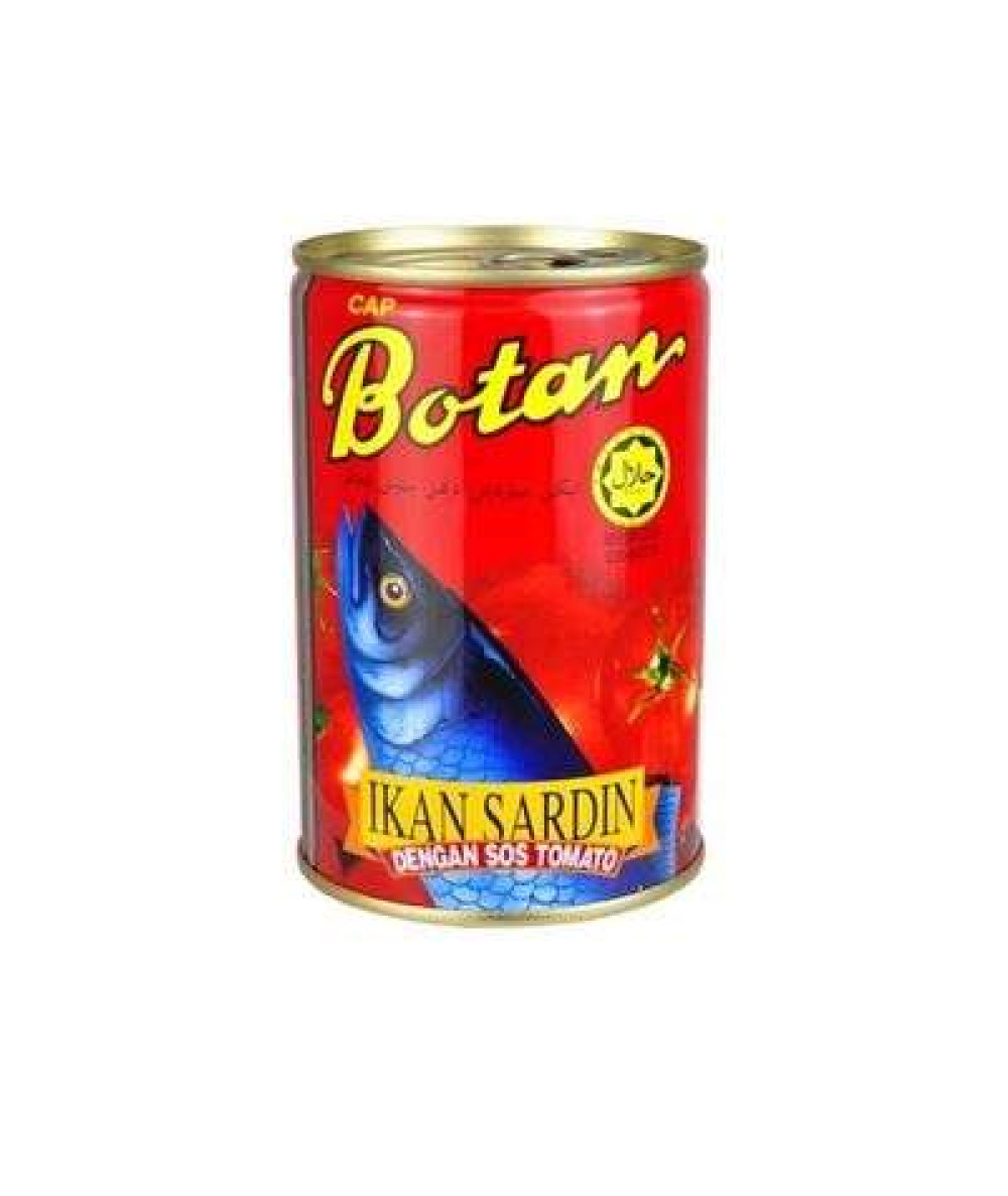 BOTAN SARDINES IN TOMATO SAUCE 155G*50 