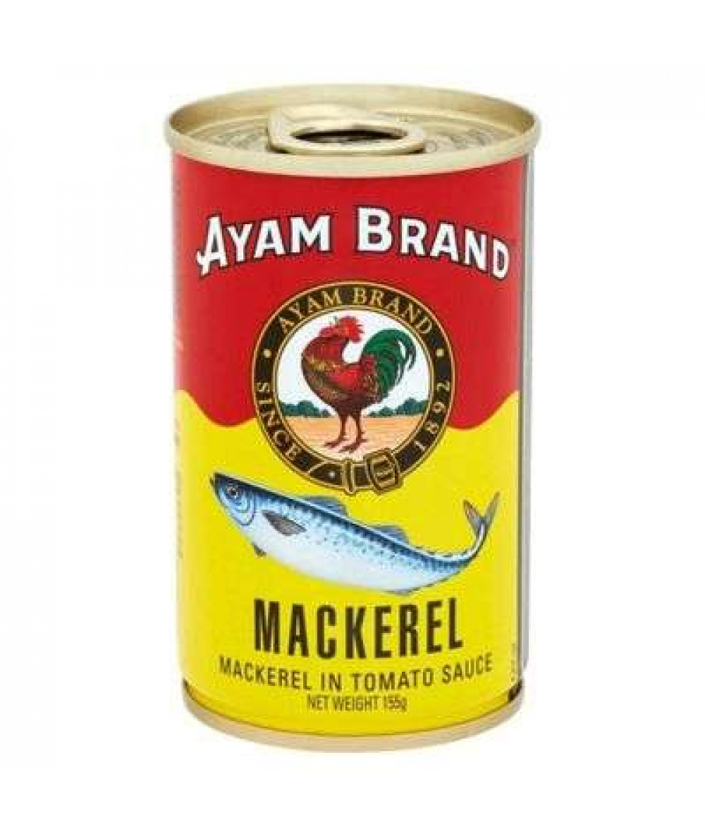 AYAM BRAND MACKEREL 155G IN TOMATO SAUCE