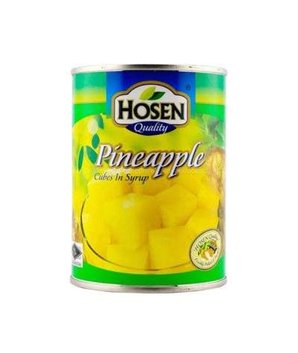 HOSEN PINEAPPLE CUBES IN SYRUP 565G