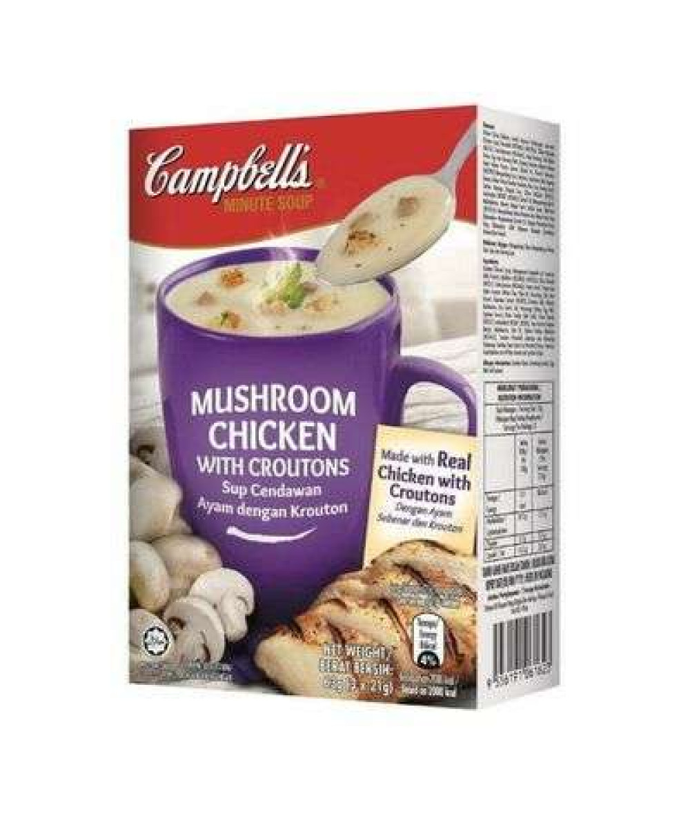 CAMPBELL'S MUSHROOM CHICKEN WITH CROUTONS 22G*3