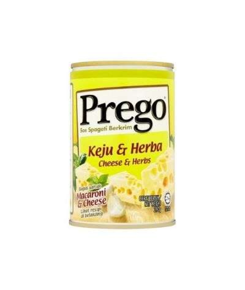 PREGO PASTA SAUCE 290G CHEESE & HERBS