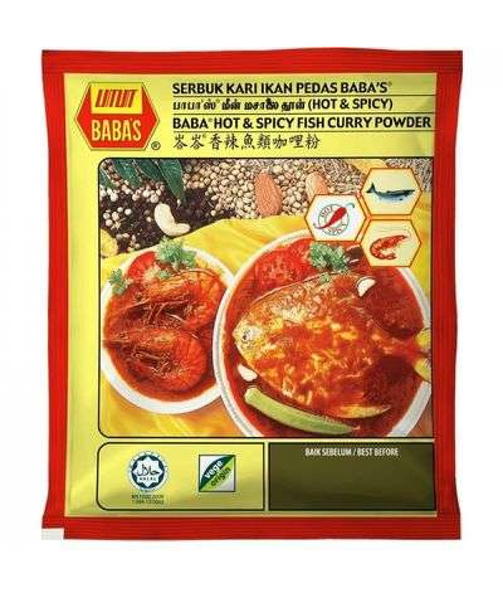 BABAS SERBUK 250G KARI IKAN PEDAS