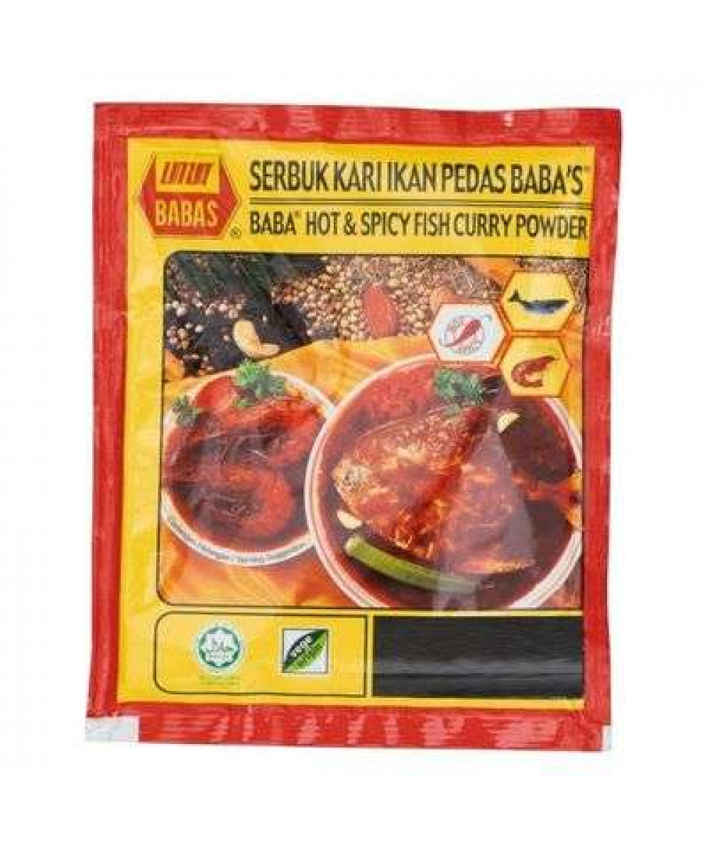 BABAS SERBUK 25G*20 KARI IKAN PEDAS (HOT & SPICY)