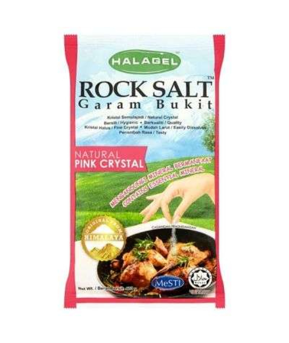 HALAGEL ORGANIC CRYSTAL SALT 400G