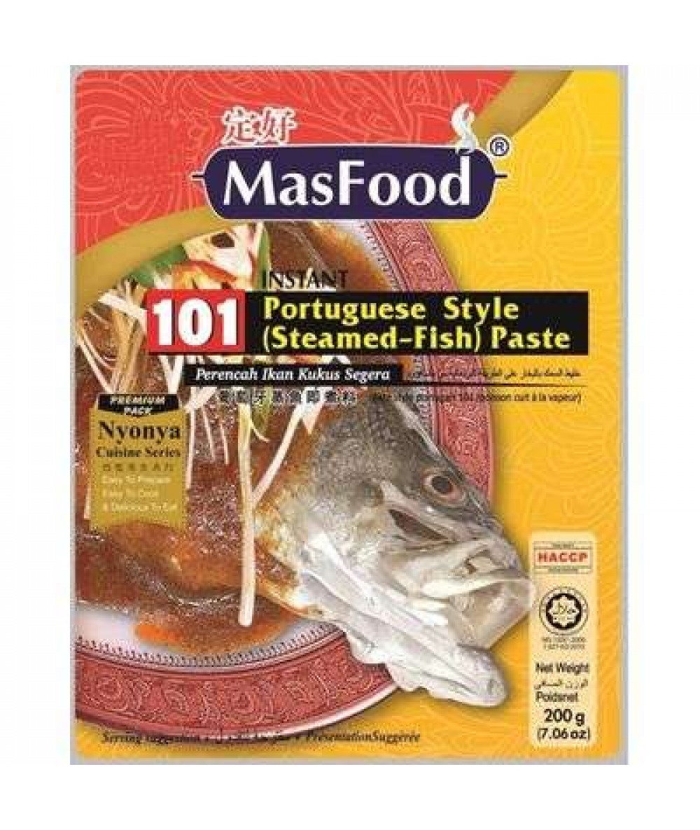 MASFOOD NYONYA PASTE 200G 101 PORTUGUESE STYLE