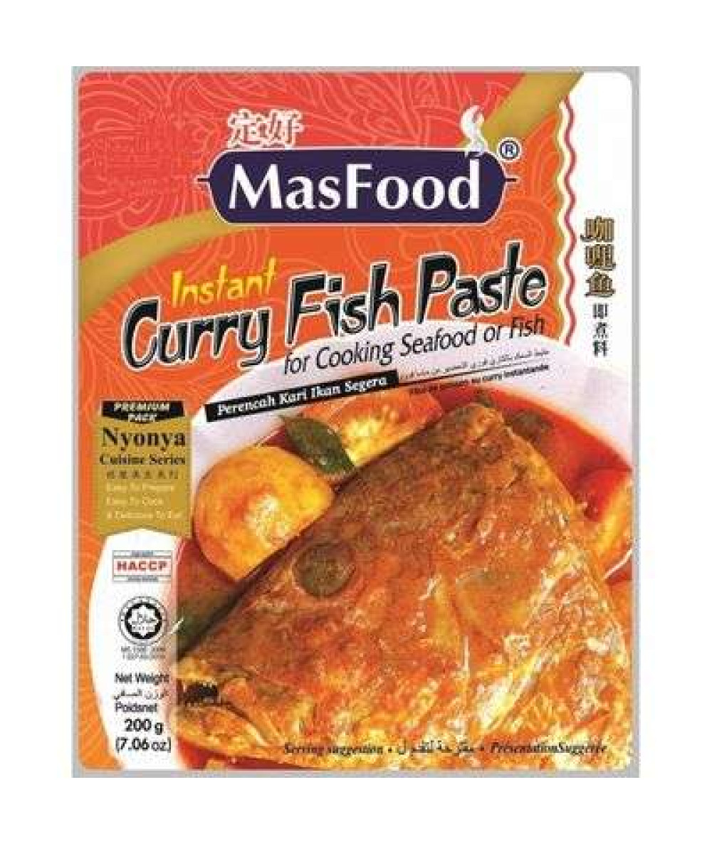 MASFOOD INSTANT CURRY PASTE 200G FISH