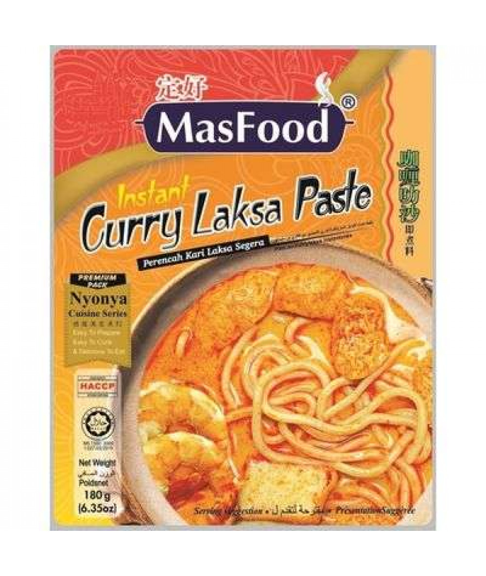 MASFOOD INSTANT PASTE 200G CURRY LAKSA