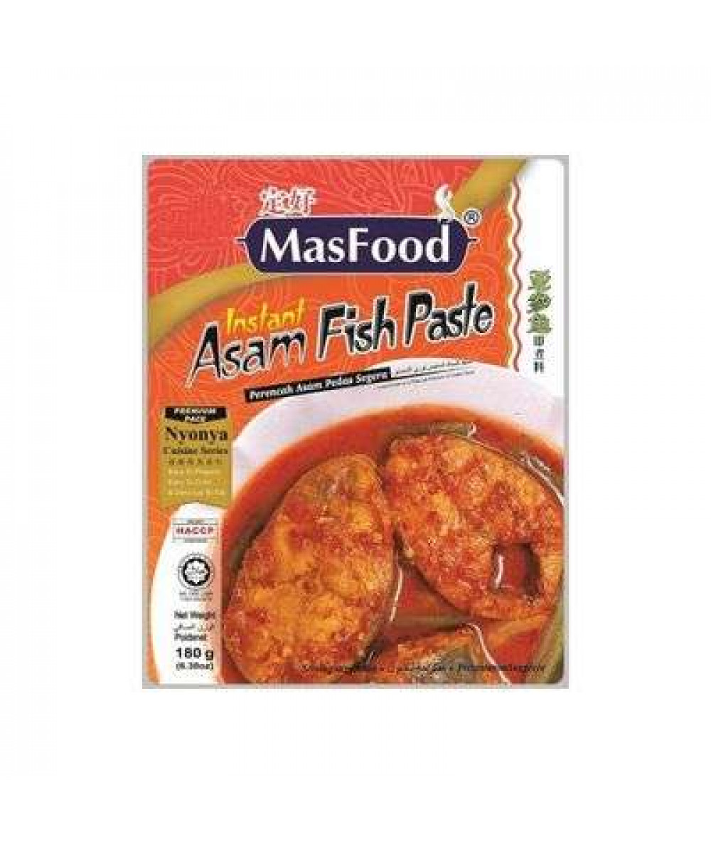 MASFOOD INSTANT PASTE 180G ASAM FISH