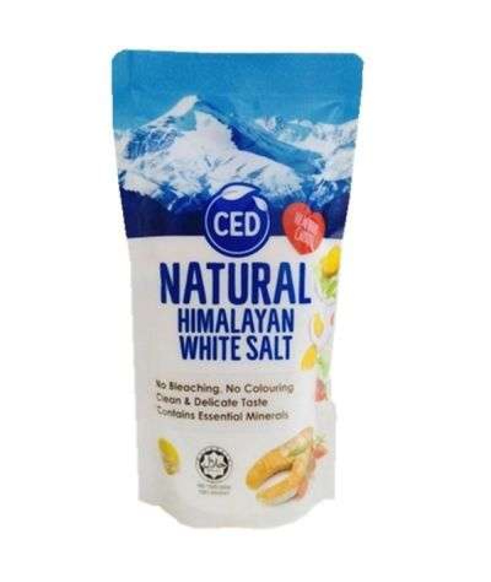 CED NATURAL HIMALAYAN 500G WHITE SALT