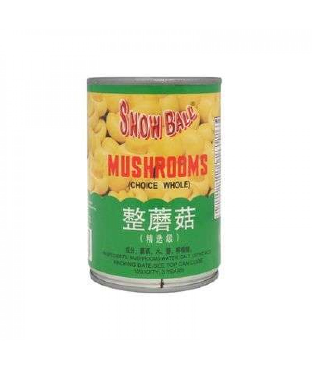 SNOW BALL 425G*24 MUSHROOM WHOLE 