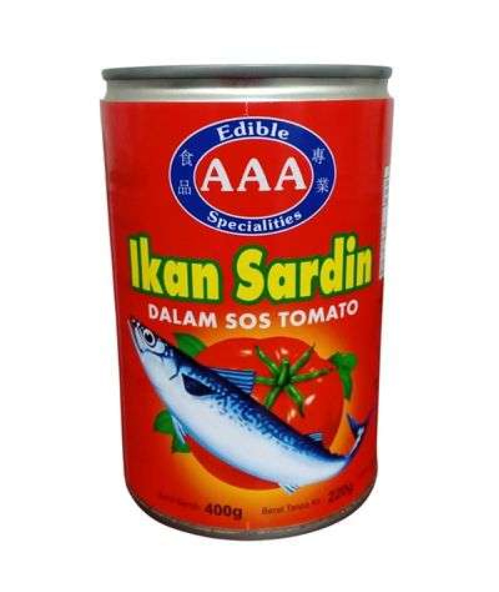 EDIBLE AAA SARDINES 400G IN TOMATO SAUCE