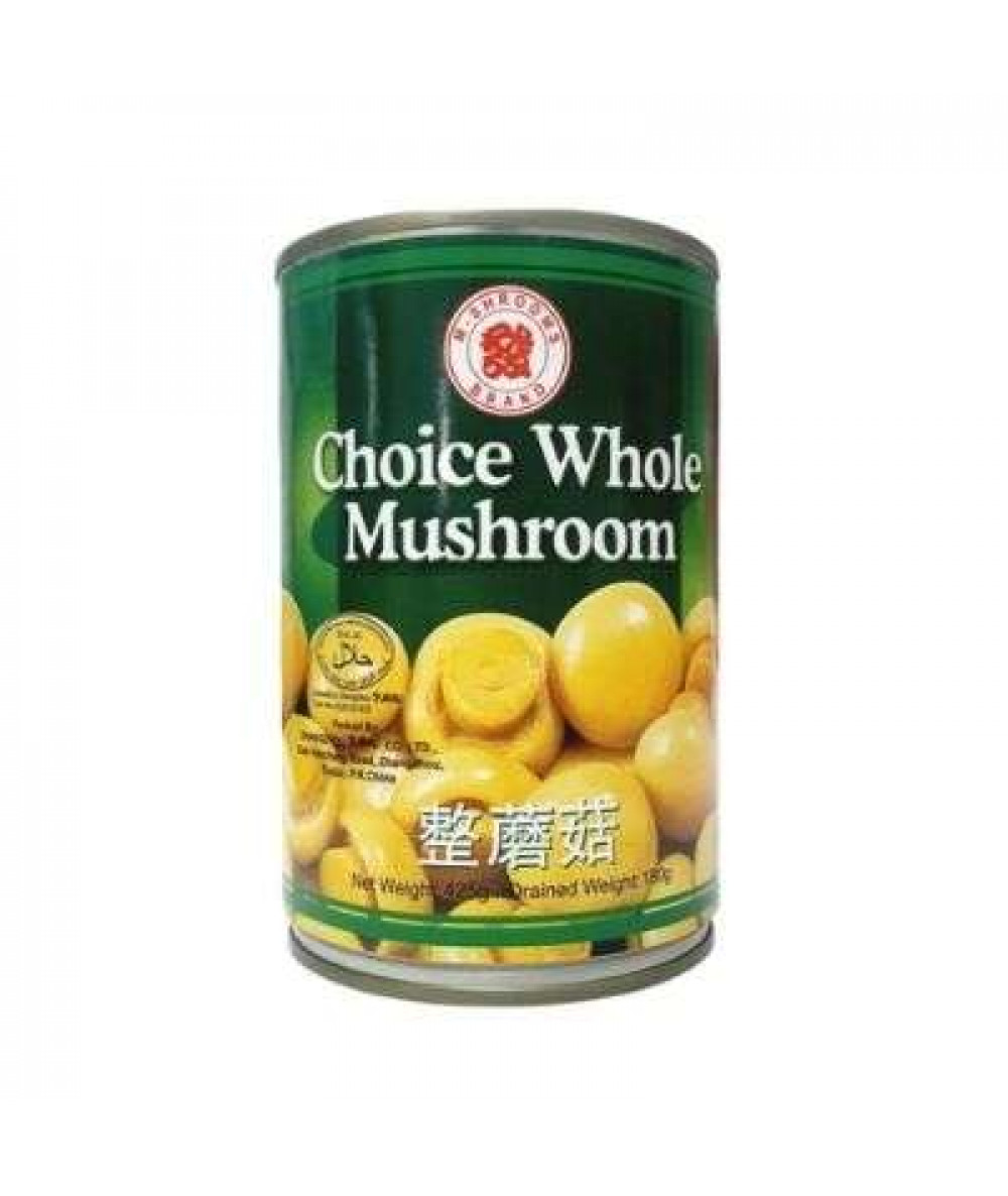 M-SHROOMS BRAND CHOICE WHOLE MUSHROOM 425G		