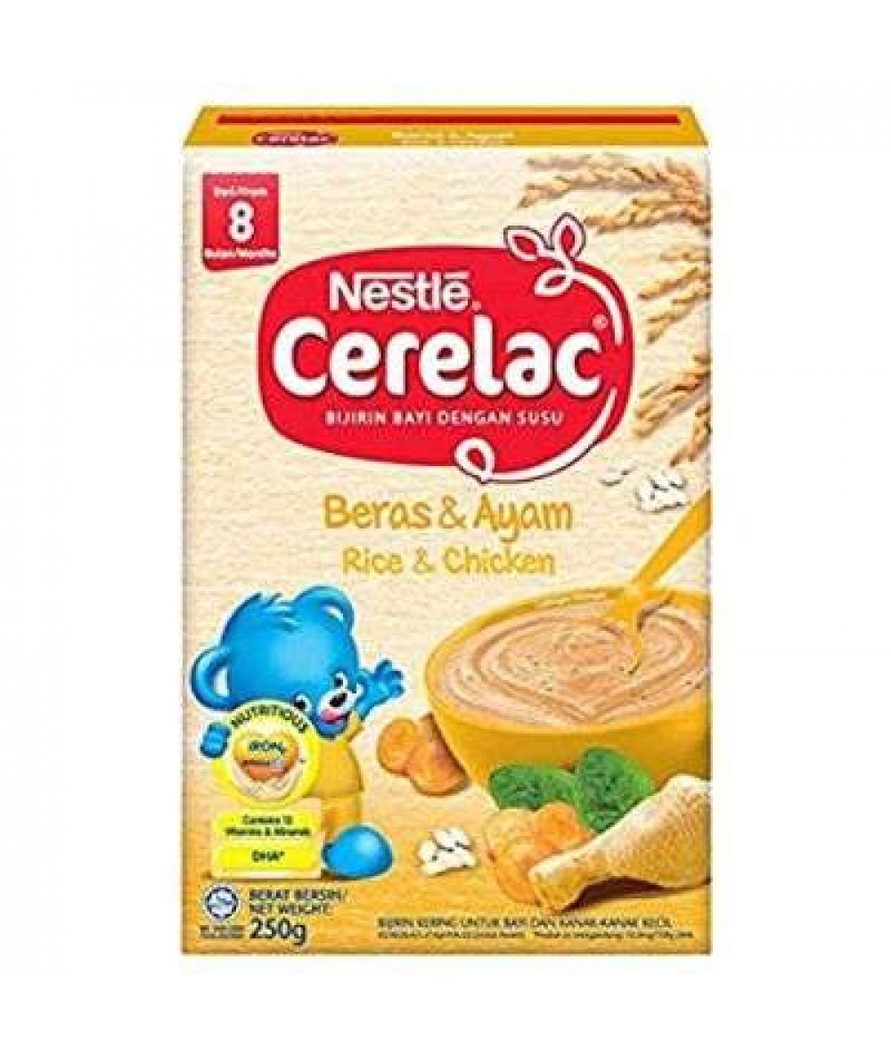 NESTLE CERELAC 250G RICE & CHICKEN