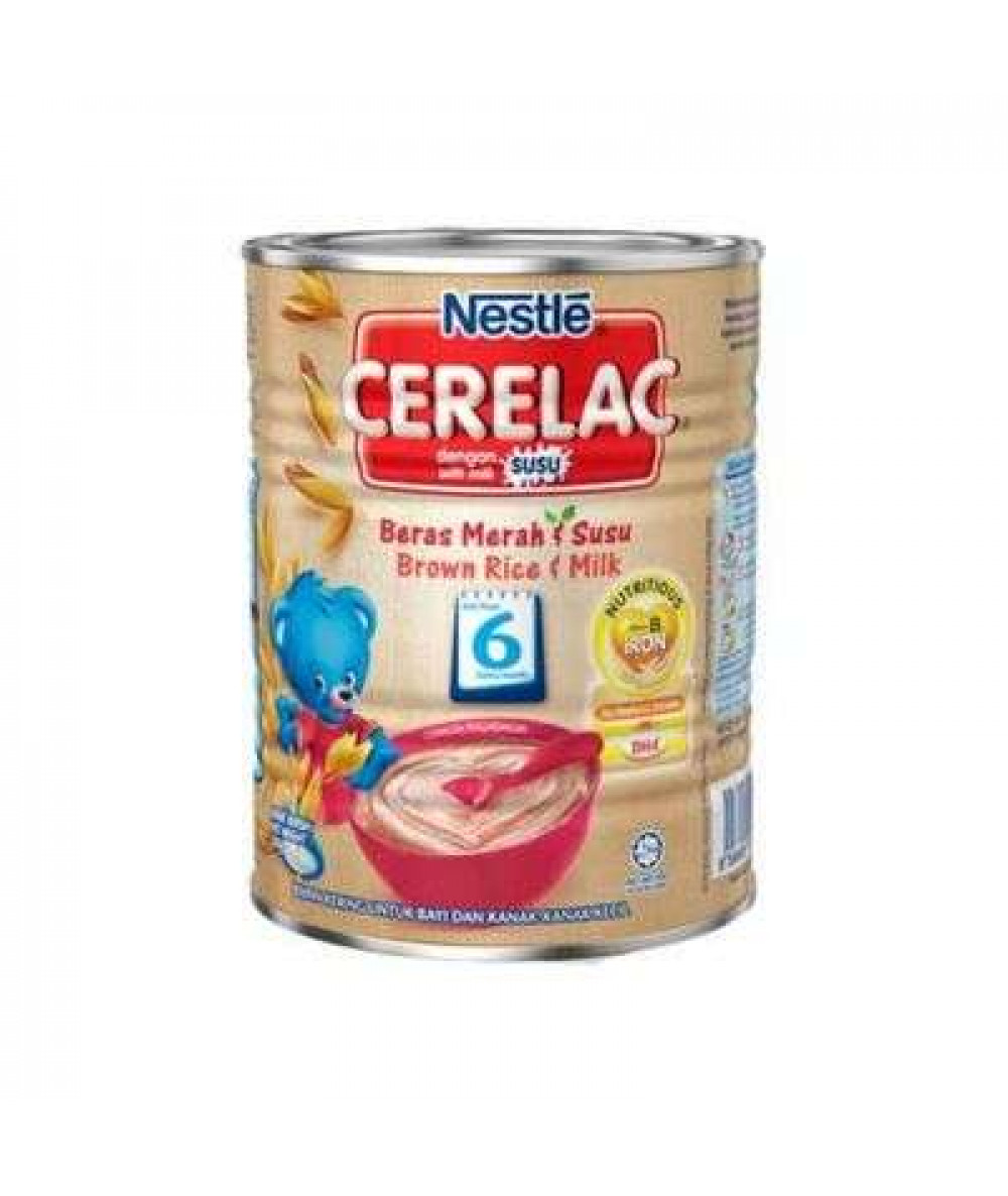 NESTLE CERELAC 350G PREBIO 1 BROWN RICE 