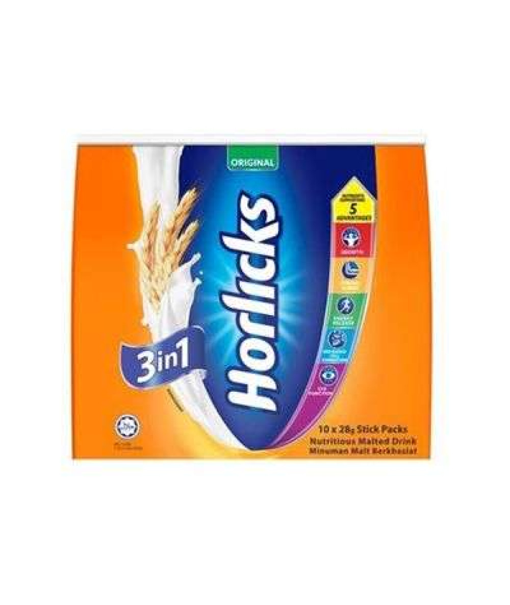 HORLICKS 3IN1 28G*10 ORIGINAL