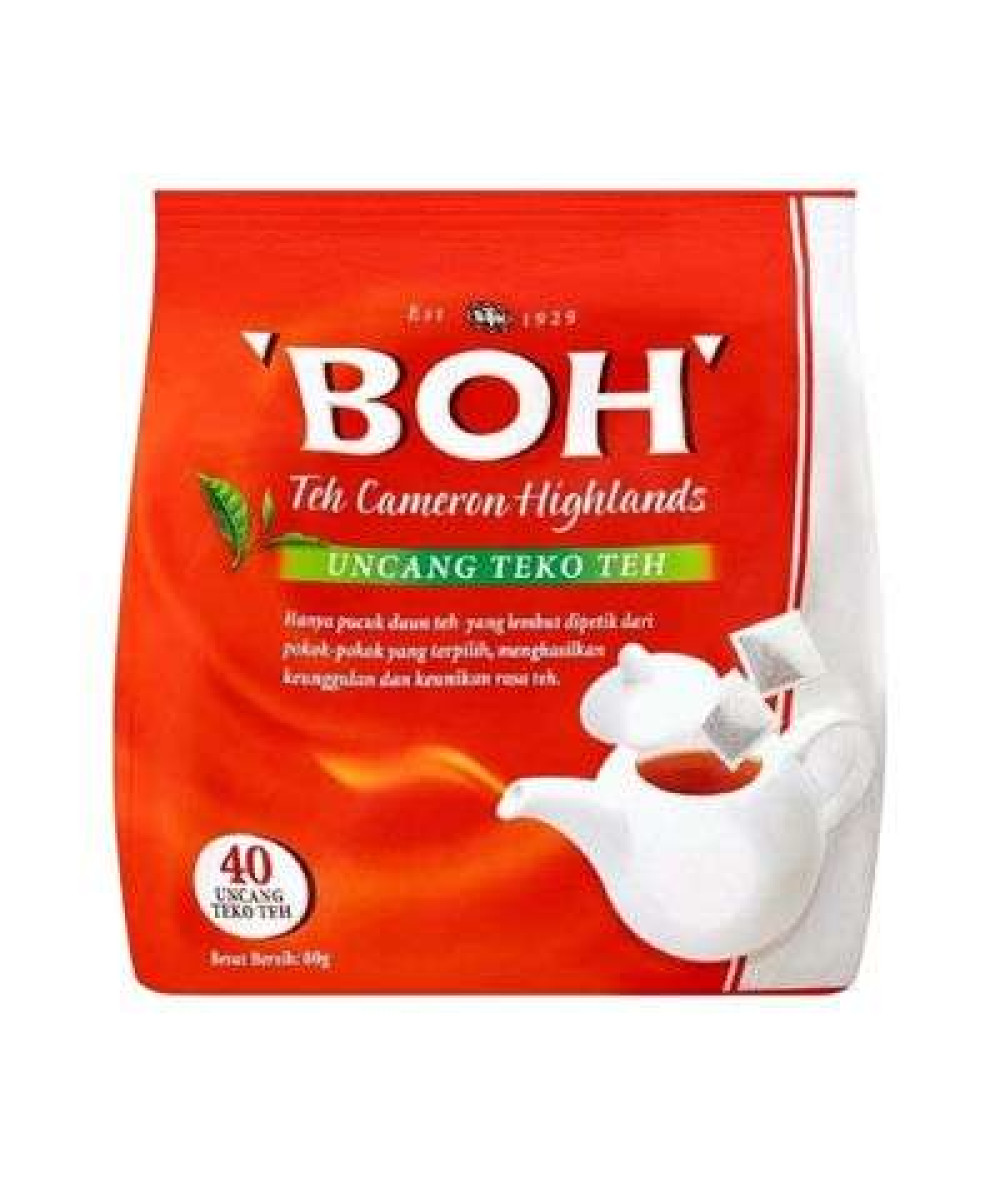 BOH TEA POTBAGS 2G*40