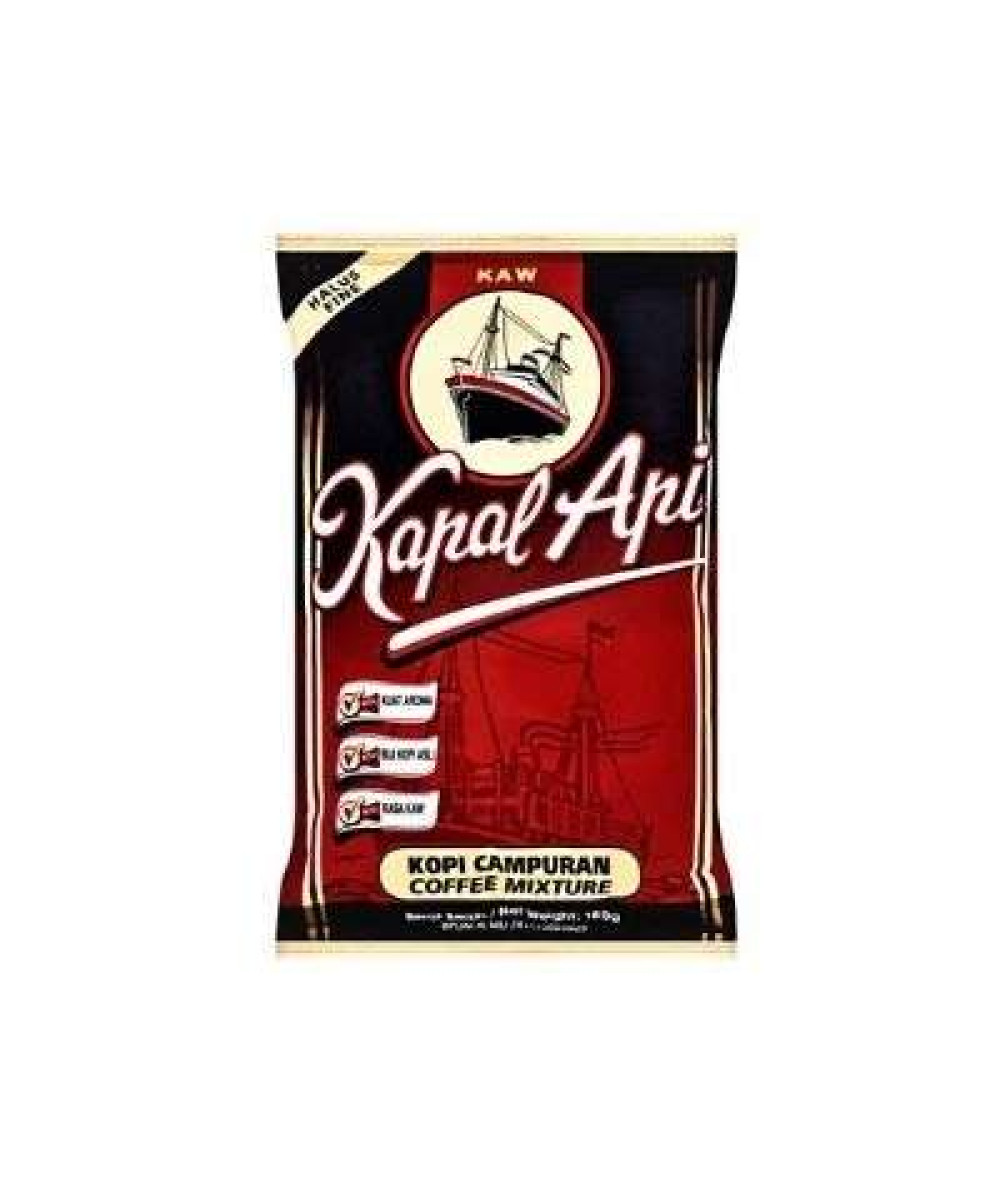 CAP KAPAL API 180G SERBUK KOPI (HALUS) 