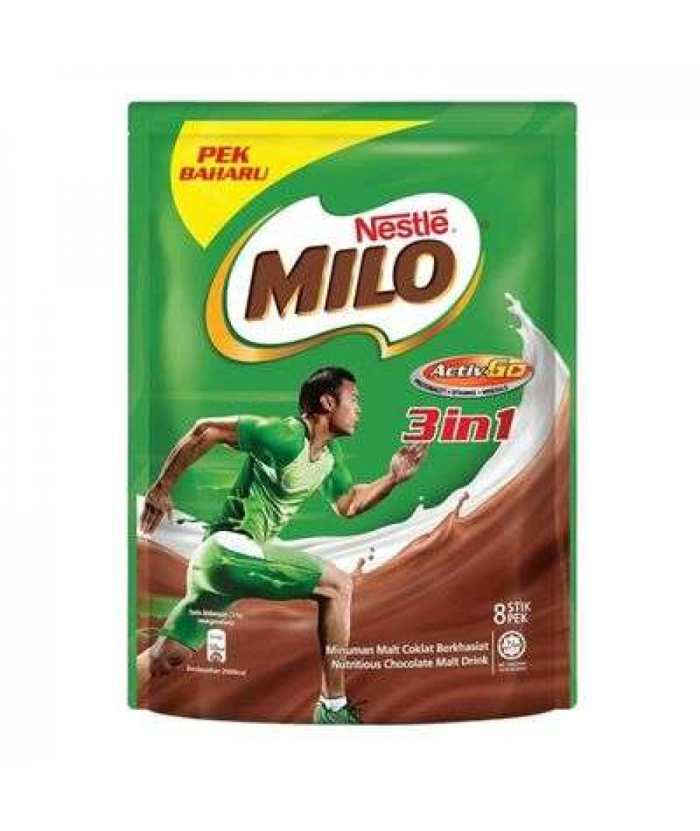 NESTLE MILO 3IN1 ACTIV-GO 33G*8