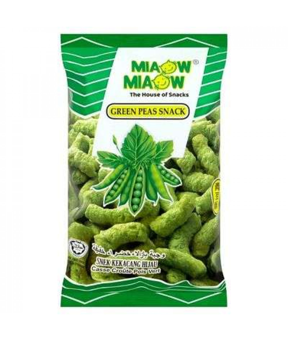 MIAOW MIAOW GREEN PEAS SNACK 50G