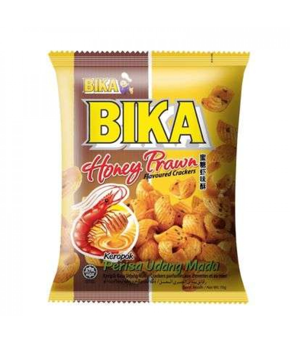 BIKA PRAWN CRACKER 60G HONEY