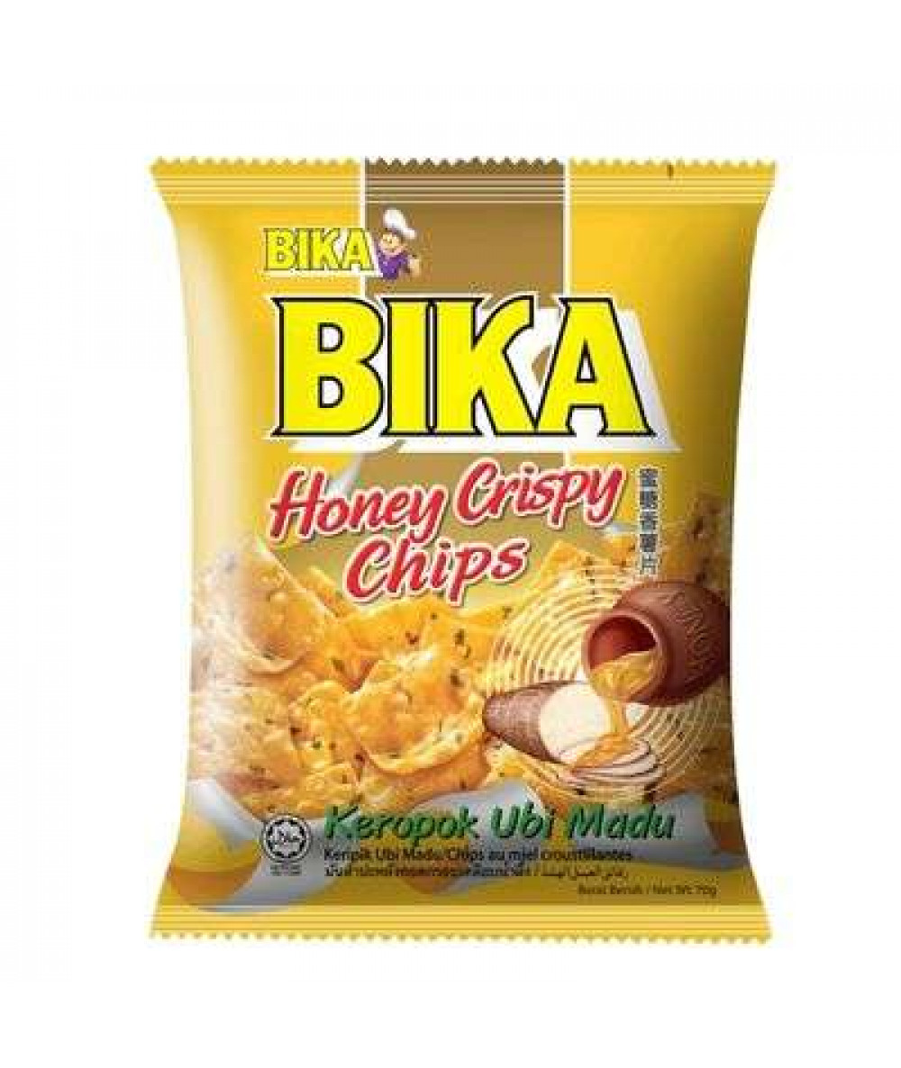 BIKA CHIPS 70G HONEY CRISPY