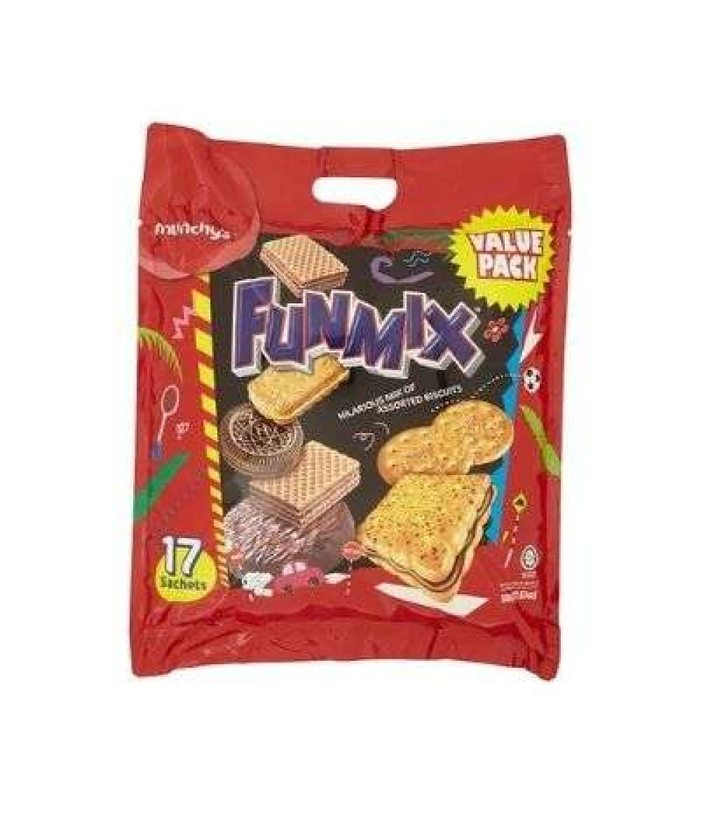 MUNCHYS FUNMIX ASSORTED BISCUITS 500G