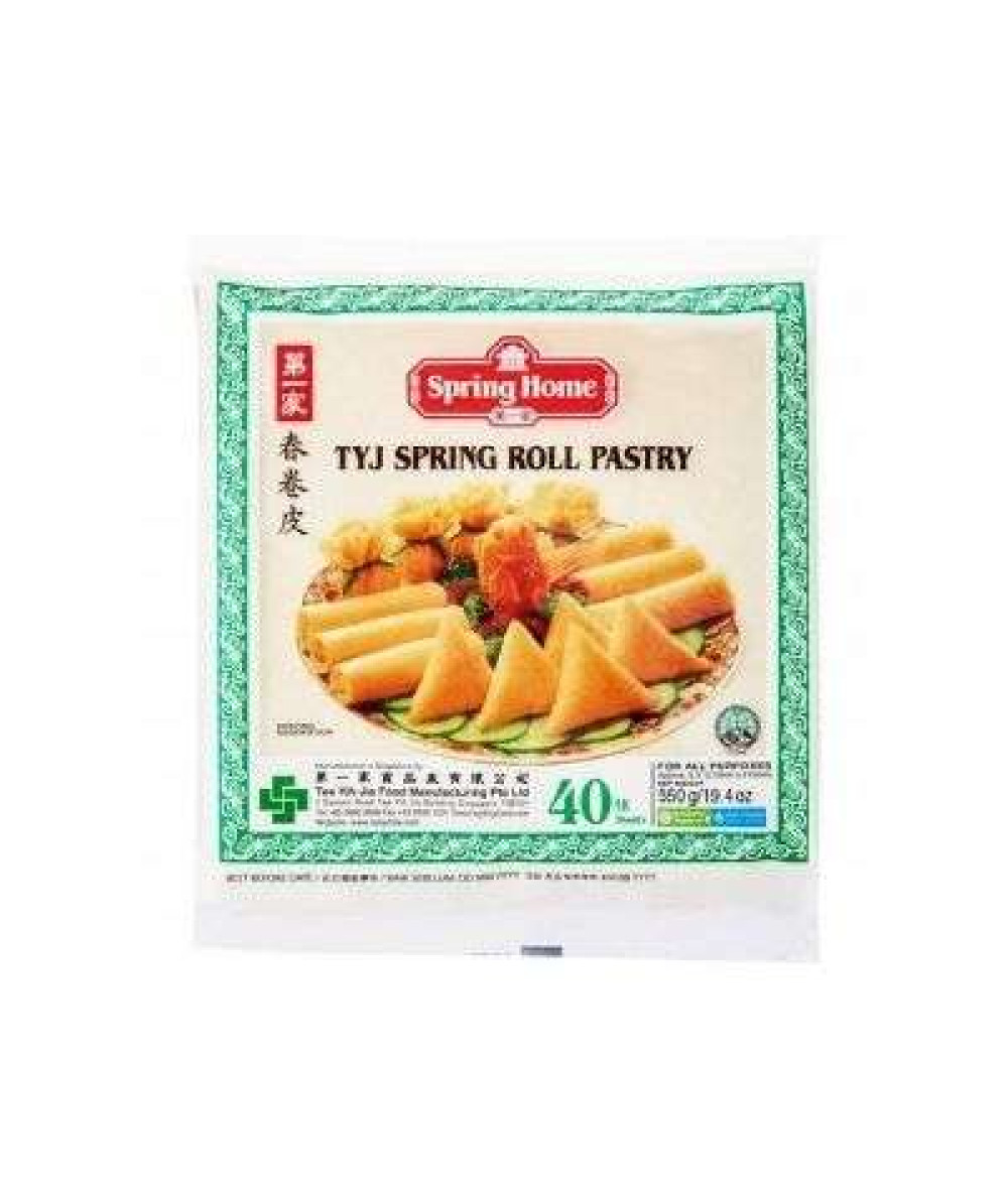 SPRING HOME 8.5mm SPRING ROLL PASTRY 550G (HIJAU)