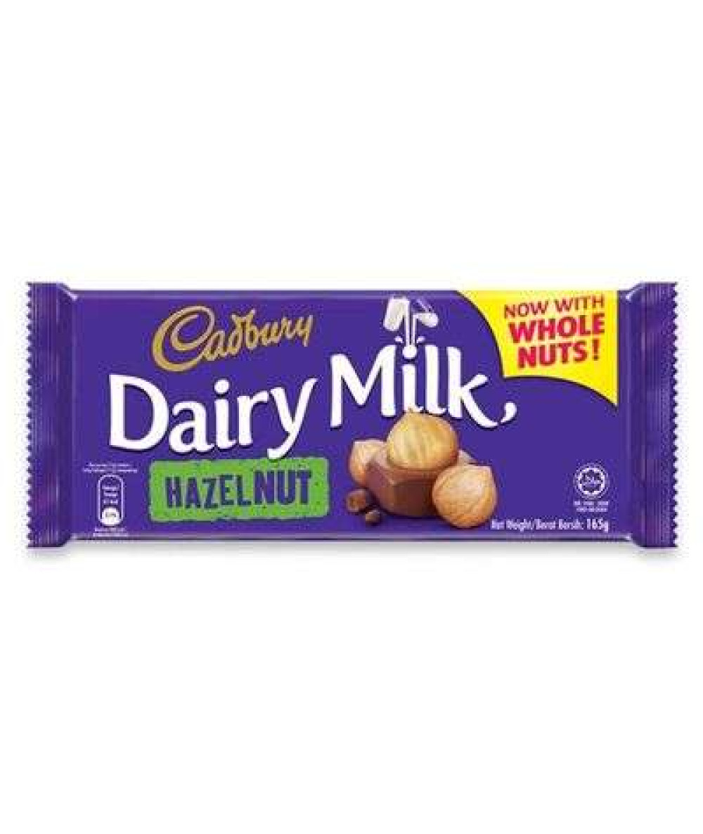 CADBURY BAR 160G HAZELNUT