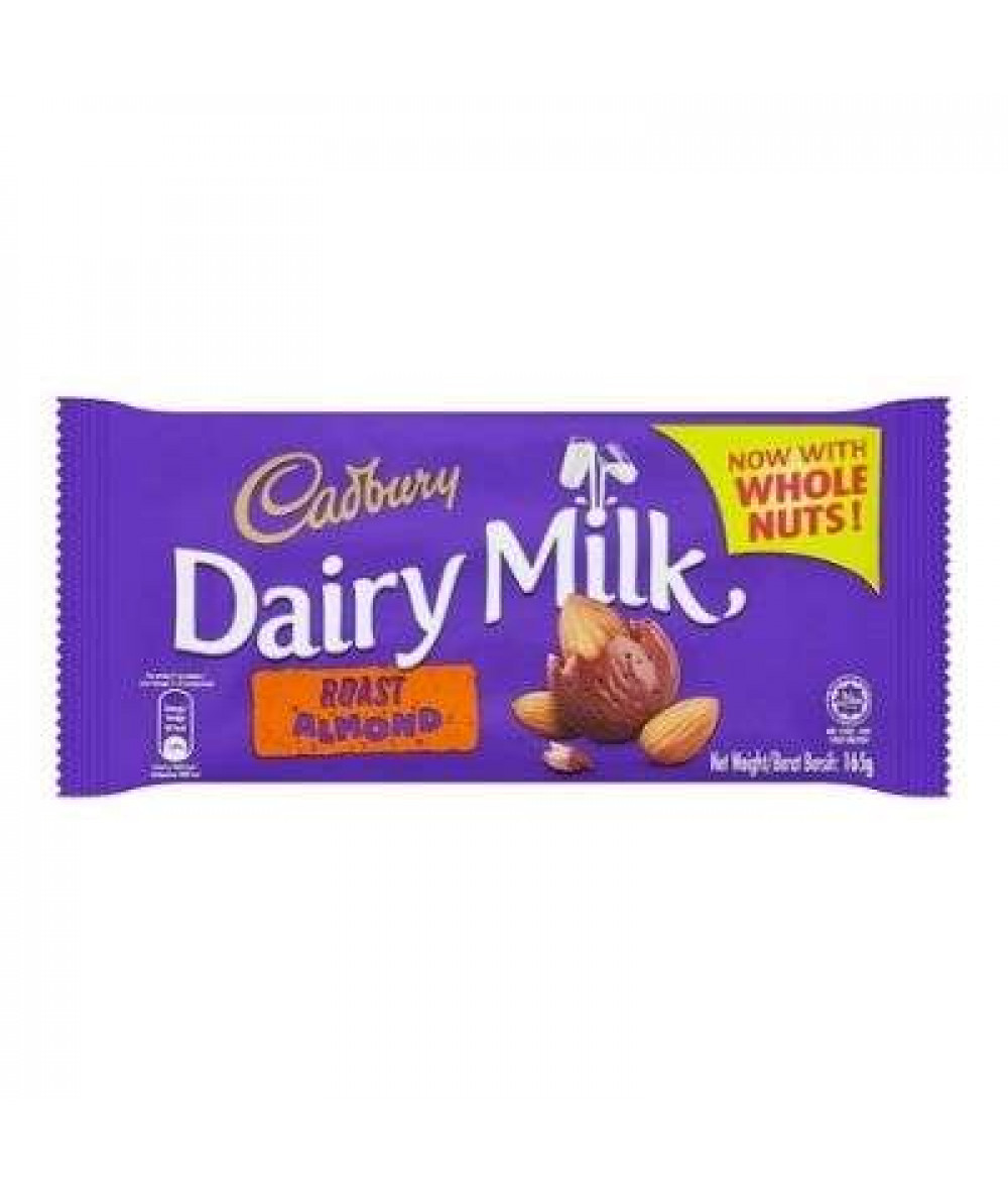 CADBURY BAR 160G ROAST ALMOND