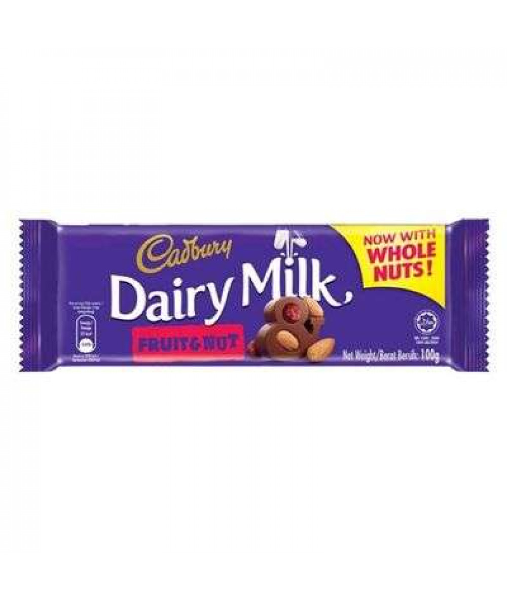 CADBURY BAR 100G FRUIT & NUT