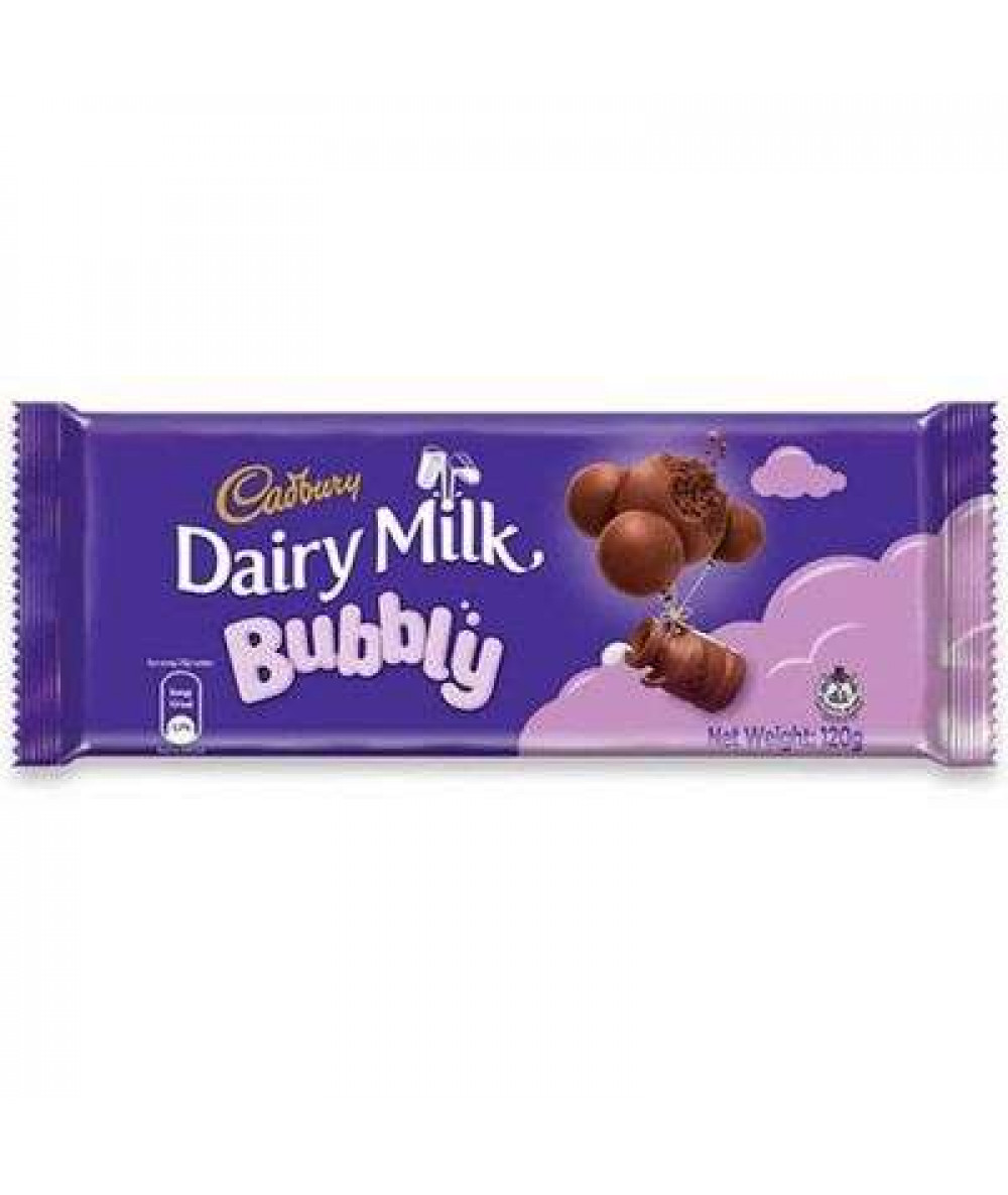 CADBURY DAIRY MILK CDM BUBBLY 120G