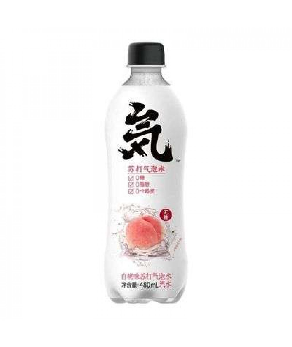 GENKI FOREST SPARKLING WATER 480ML PEACH 