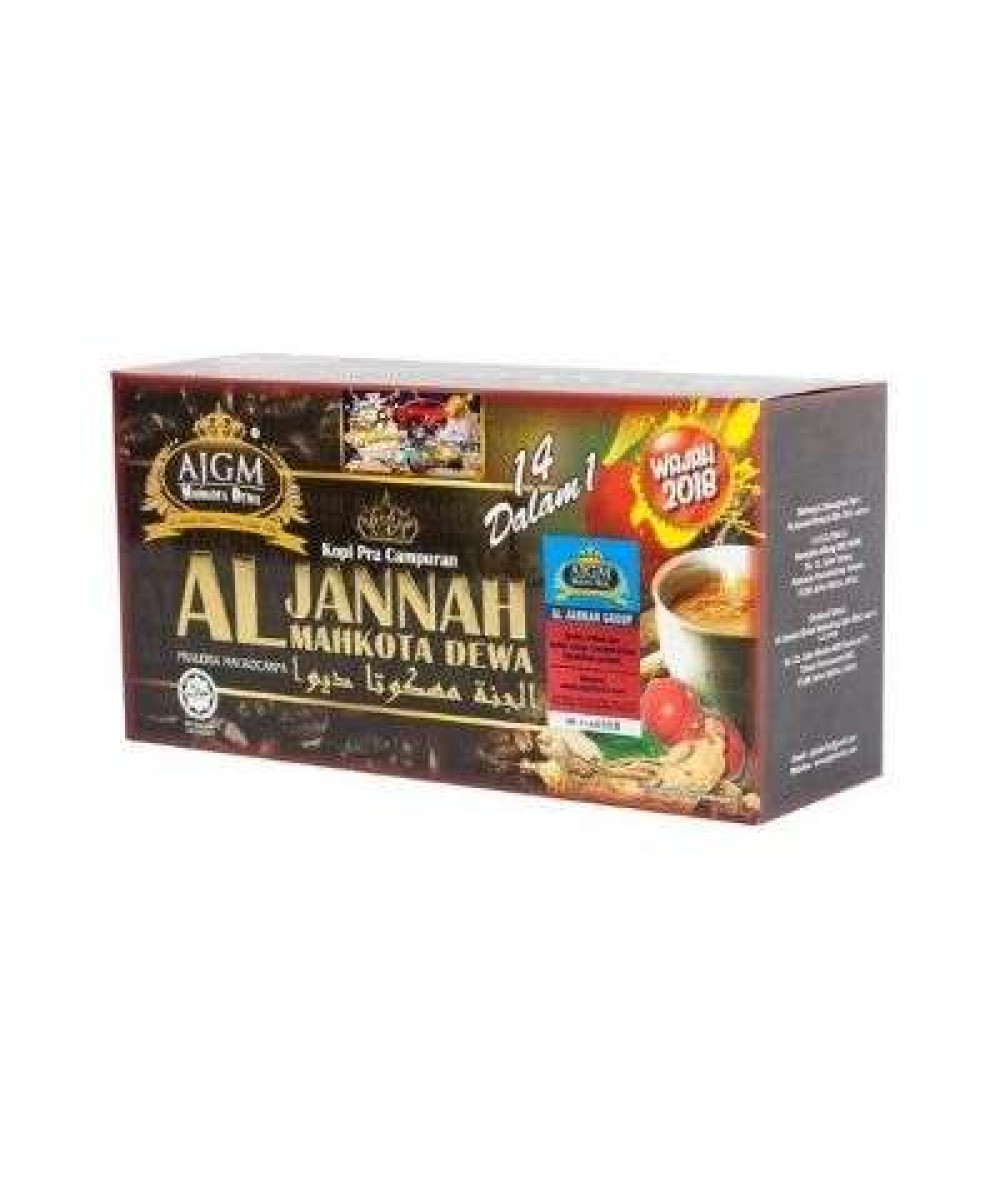 AL-JANNAH MAHKOTA DEWA KOPI PRA CAMPUR 30G*20 BOX