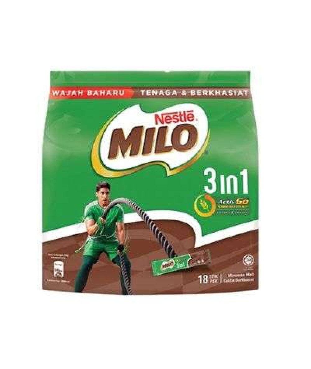 NESTLE MILO 3IN1 ACTIV-GO 33G*18+3 