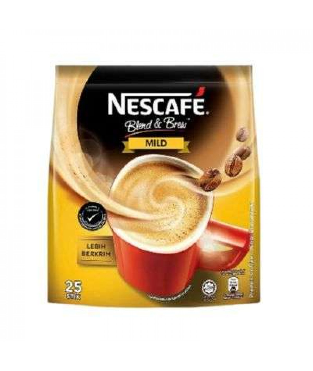 NESTLE NESCAFE BLEND & BREW 3IN1 19G*25 MILD