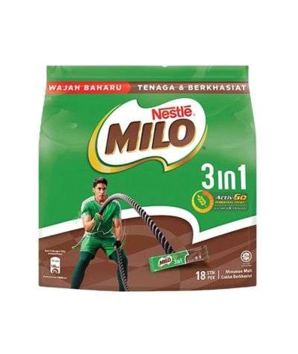 NESTLE MILO 3IN1 ACTIV-GO 33G*18+2 