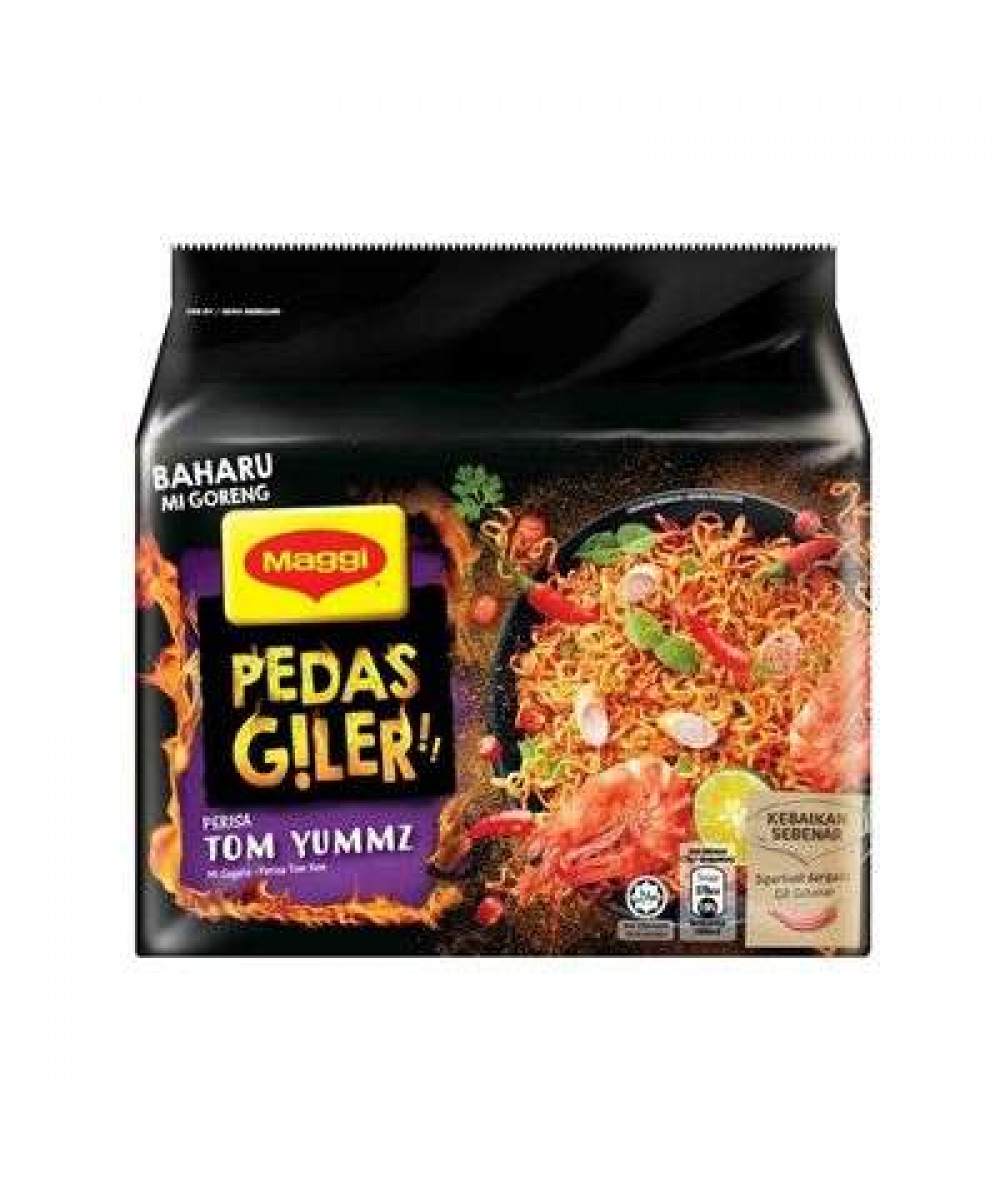 NESTLE MAGGI PEDAS GILER 76G*5 TOM YUMMZ