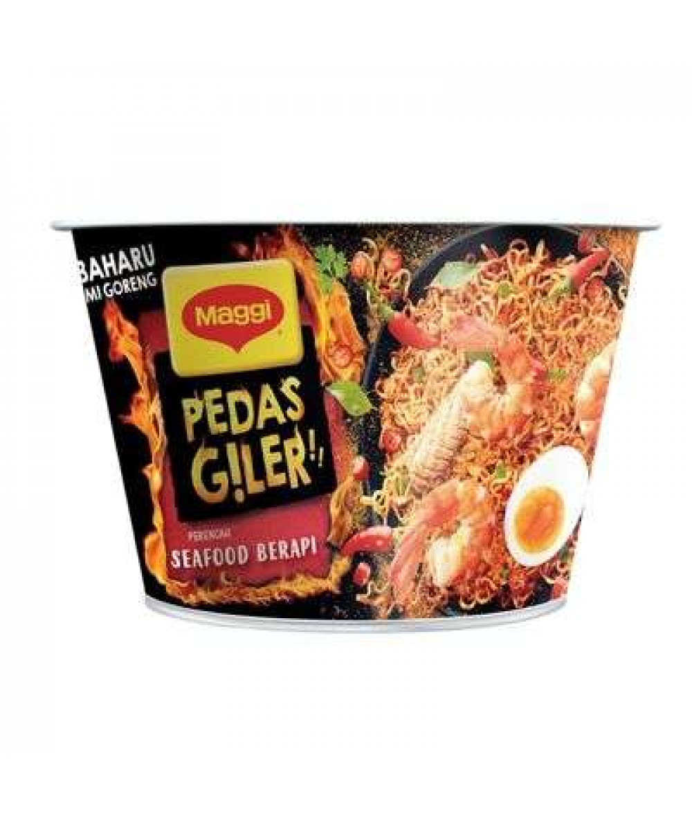 NESTLE MAGGI PEDAS GILER 98G *12 SEAFOOD BERAPI 