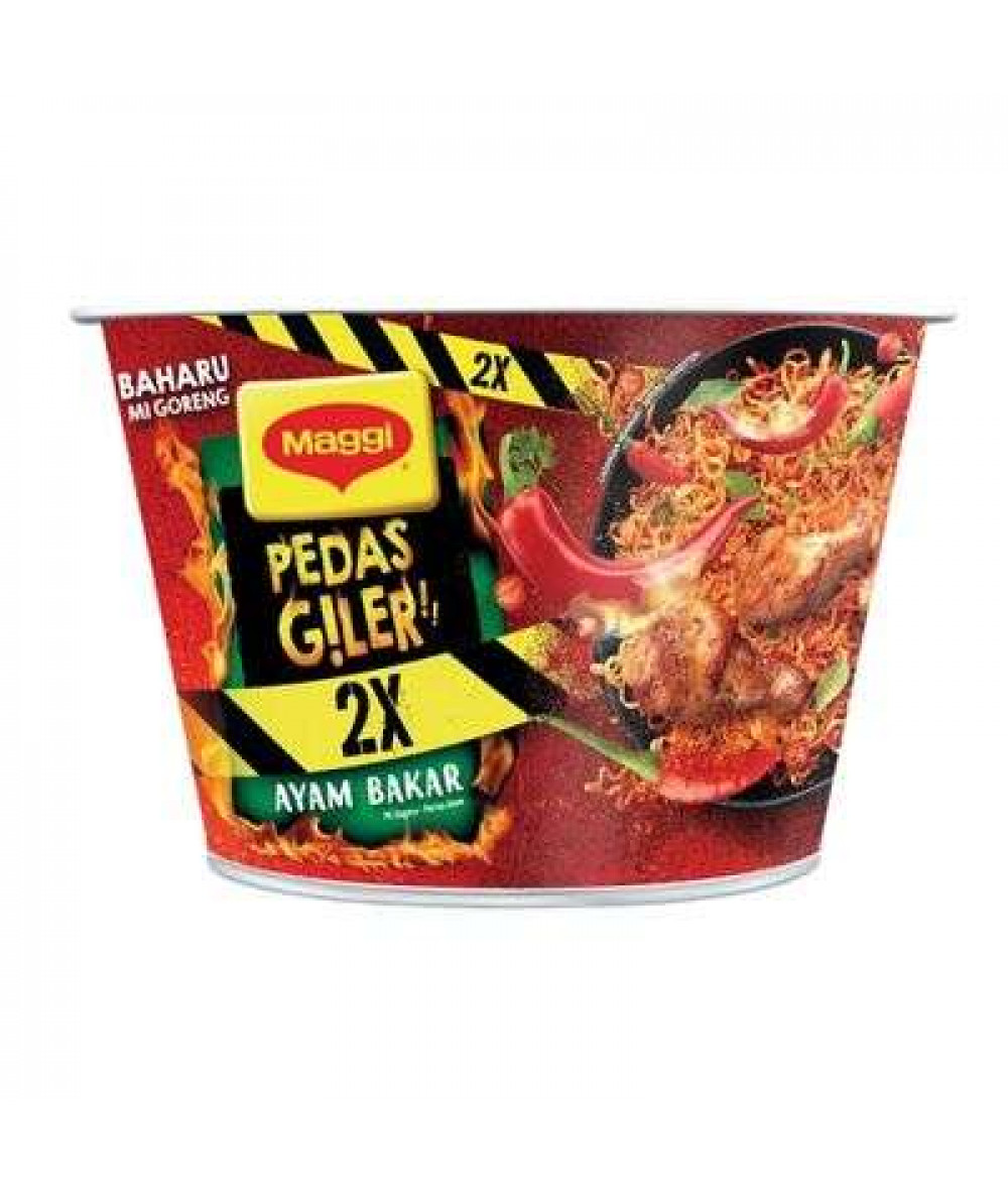 NESTLE MAGGI PEDAS GILER 99G 2X AYAM BAKAR