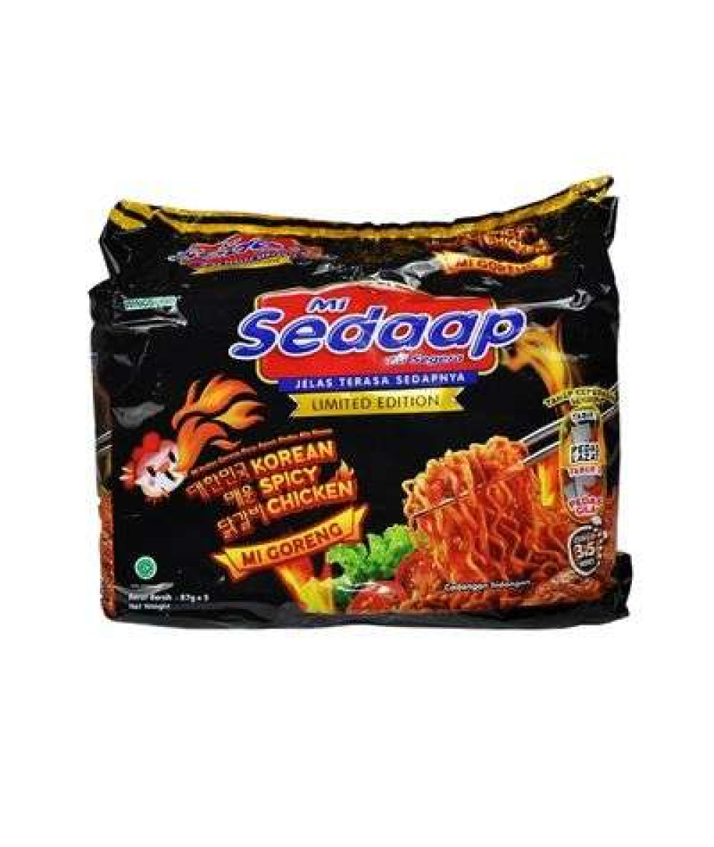 MI SEDAAP GORENG 87G*5 KOREAN SPICY