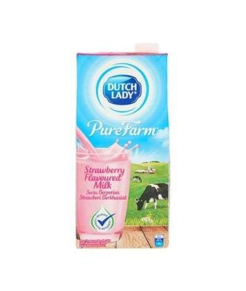 DUTCH LADY PURE FARM 1L STRAWBERRY