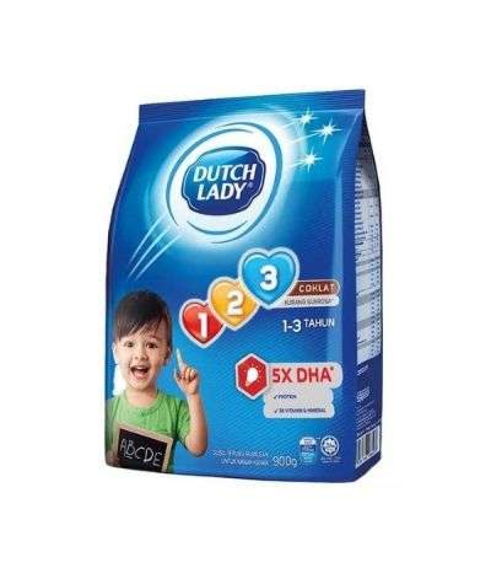 DUTCH LADY 123 900G CHOCOLATE